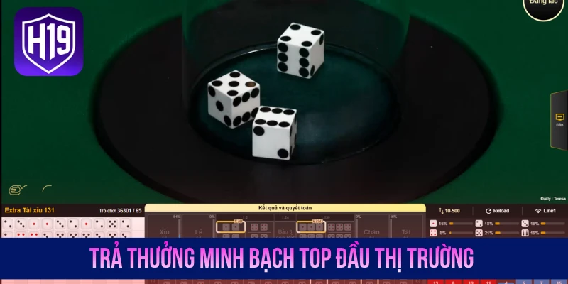 Trả thưởng minh bạch top đầu thị trường